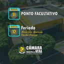 07/10/2021 11:34:00 Presidente decreta Ponto Facultativo em virtude do dia de Nossa Sra. Aparecida