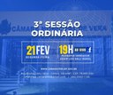 19/02/2022 21:25:00 PAUTA DA 3ª SESSÃO ORDINÁRIA DE 2022