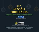 19/11/2021 08:41:00 PAUTA DA 32ª SESSÃO ORDINÁRIA DE 2021