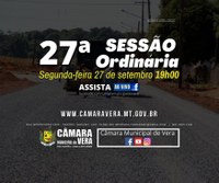 24/09/2021 12:48:00 - Veja a Pauta da Próxima Sessão Ordinária