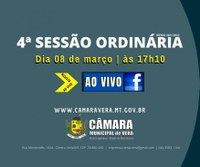 4ª Sessão será as 17h10 - veja a Pauta