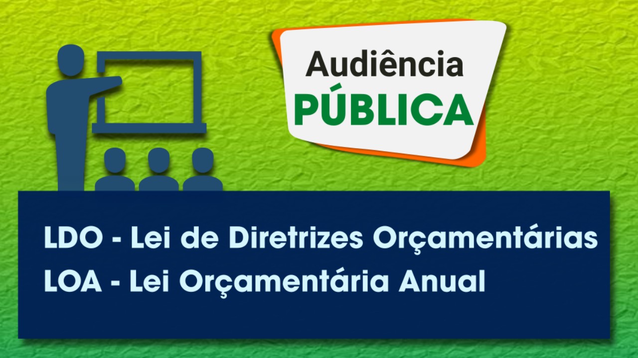 CONVITE- Audiência Pública para discussão de projetos orçamentários