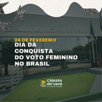 Dia da conquista do voto feminino