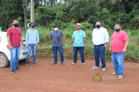 Empresa realiza mapeamento topográfico para pavimentação de estrada rural