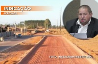 INDICAÇÃO- Continuidade da Avenida La Paz, com asfaltamento, até o final do Castanha.