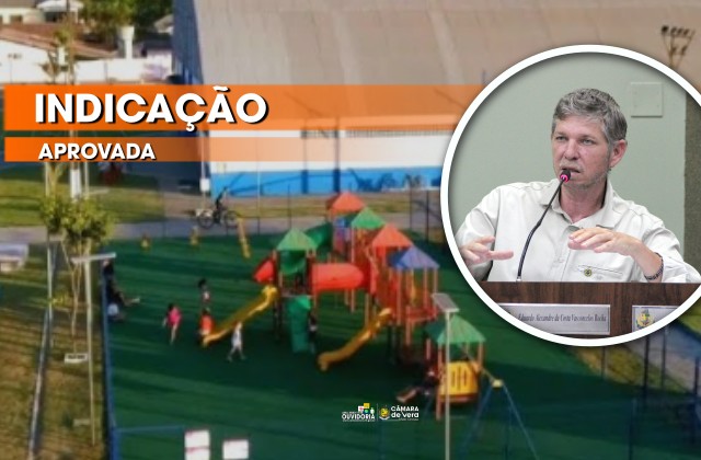 INDICAÇÃO-melhorias na iluminação do Parquinho Infantil ao lado do ginásio municipal