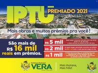 IPTU 2021 já tem seus primeiros sorteados