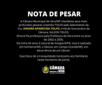 NOTA DE PESAR