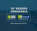 Pauta da 10ª Sessão Ordinária de 2022