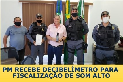 PM recebe decibelímetro para ajudar na fiscalização de som alto em veículos e residências