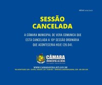 Sessão Cancelada devido a cuidados com o COVID-19