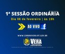 Veja a pauta da 1ª Sessão Ordinária de 2021