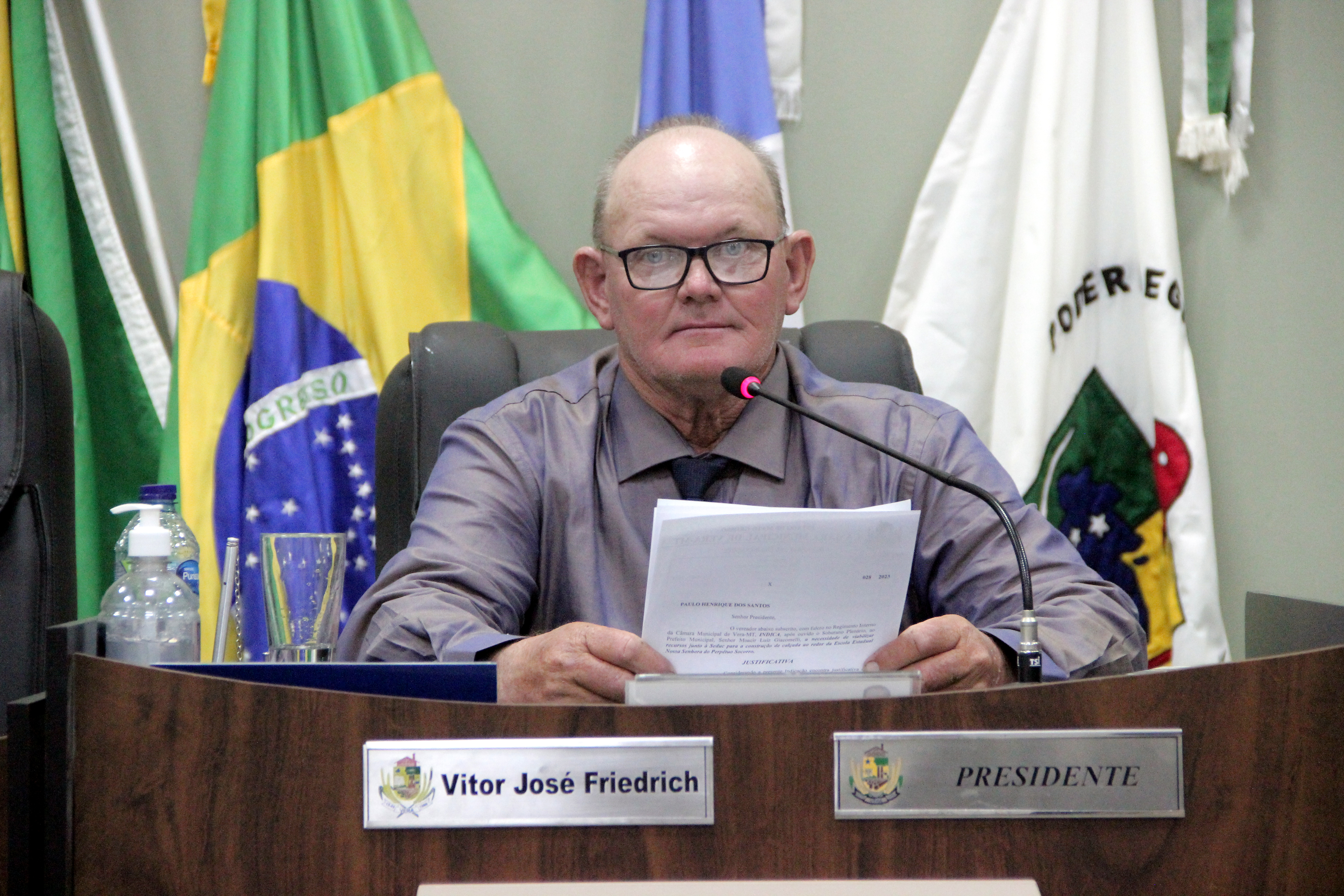 Vitor assume presidência da Câmara de Vera